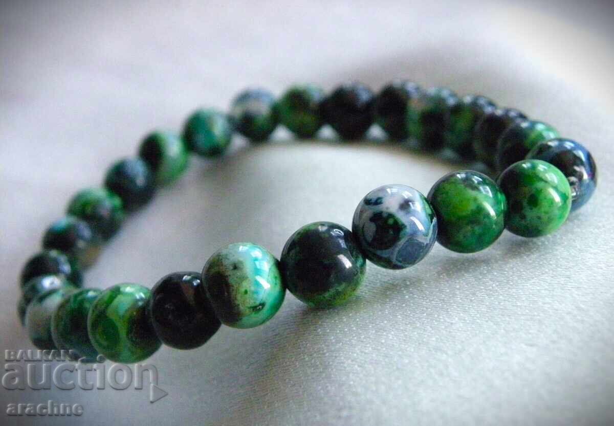 Гривна от разноцветен саянски нефрит, Русия - 5