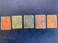 Surcharge stamps (State coat of arms)-1901-Series with cancellation-2
