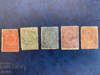 Surcharge stamps (State coat of arms)-1901-Series with cancellation-2