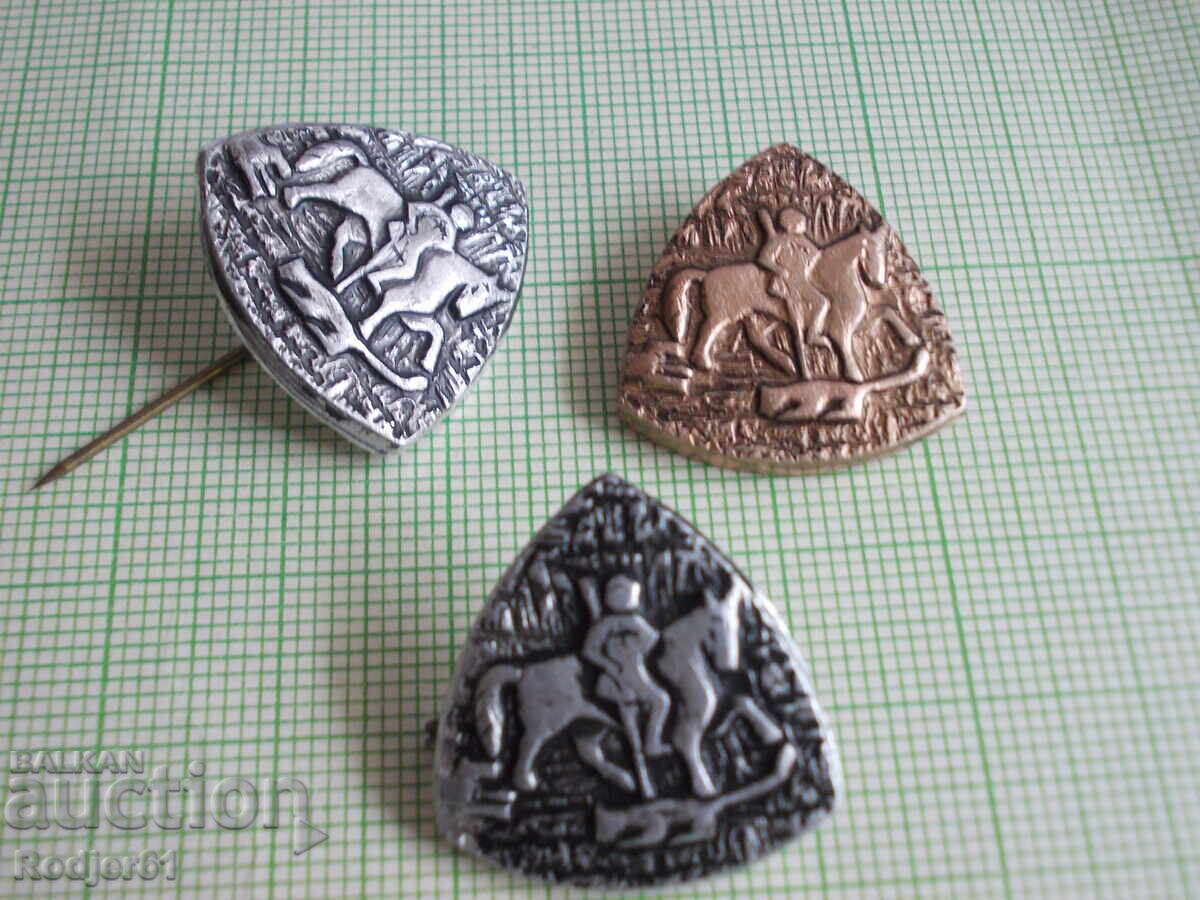 Delivery of badges - tourist The Hungarian Horseman 5 pcs Delivery of badges - tourist The Hungarian Horseman 5 pcs