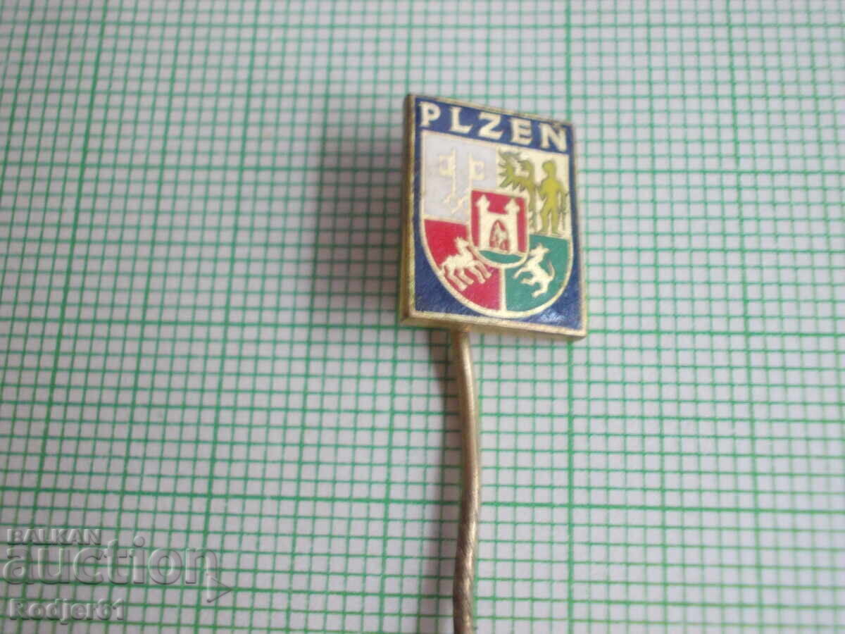 insigne - steme Pilsen / Pulzen, Cehia insigne - steme Pilsen / Pulzen, Cehia