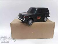 Russian toy Lada Niva with inertia mechanism