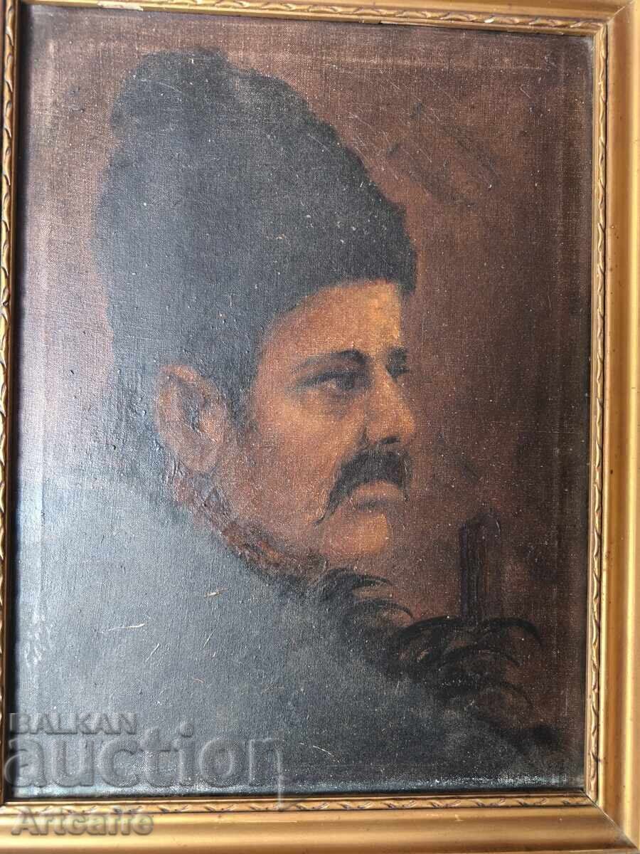 Old oil painting Shepherd Man with Hat with price 99.00 BGN | € 50.62 Old oil painting Shepherd Man with Hat with price 99.00 BGN | € 50.62