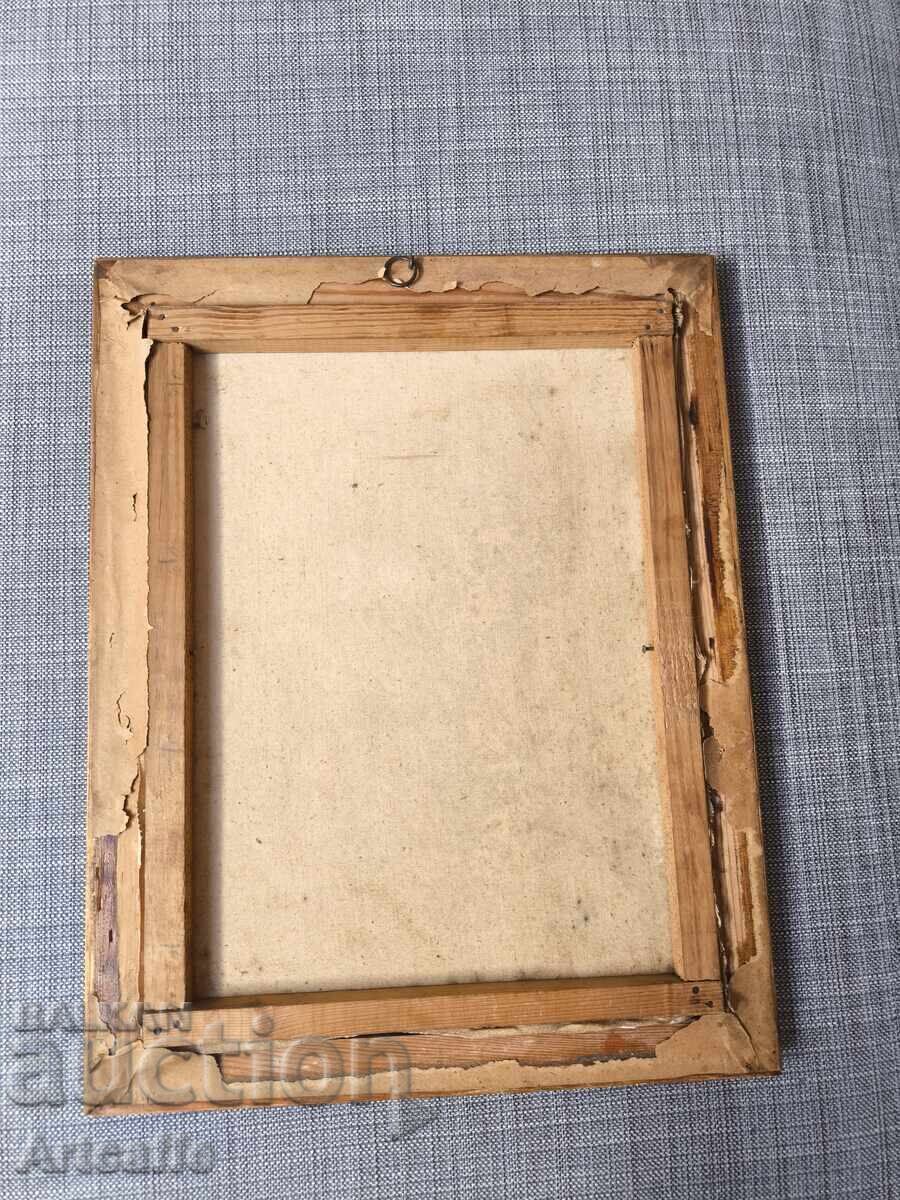 Old oil painting Shepherd Man with Hat - 7 Old oil painting Shepherd Man with Hat - 7