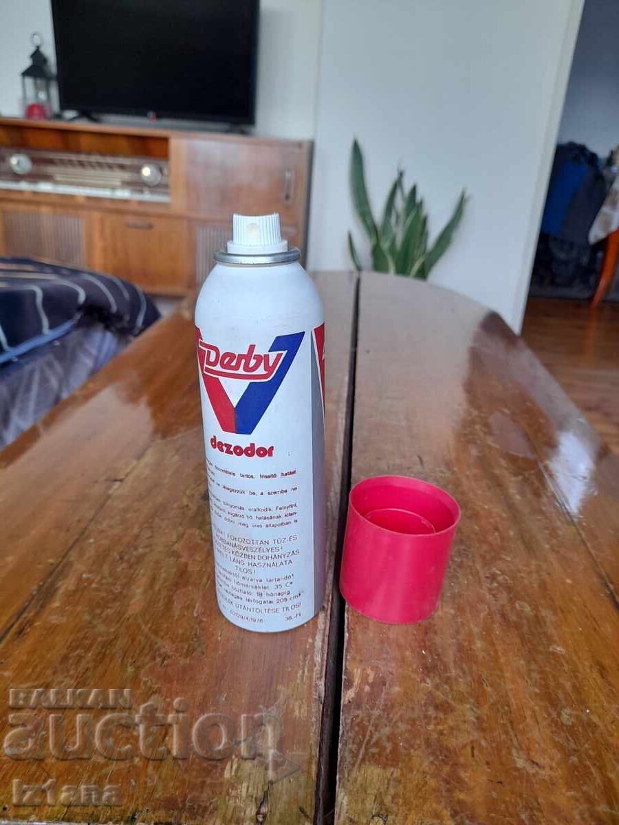 Delivery of Old Derby deodorant packaging