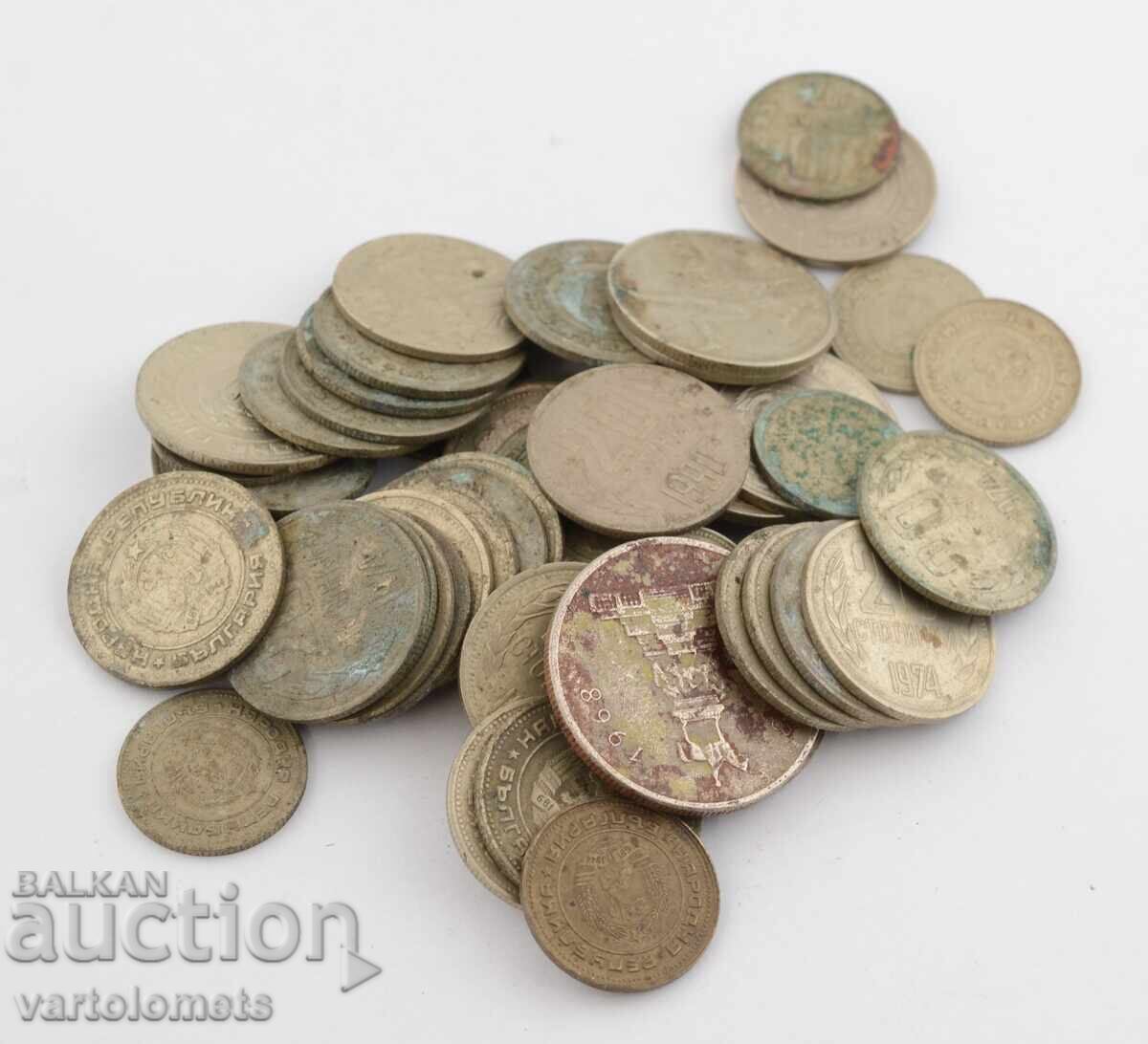 Παρτίδα 50 τμχ. νομίσματα - Βουλγαρία › Λαϊκή Δημοκρατία, κοινωνικό