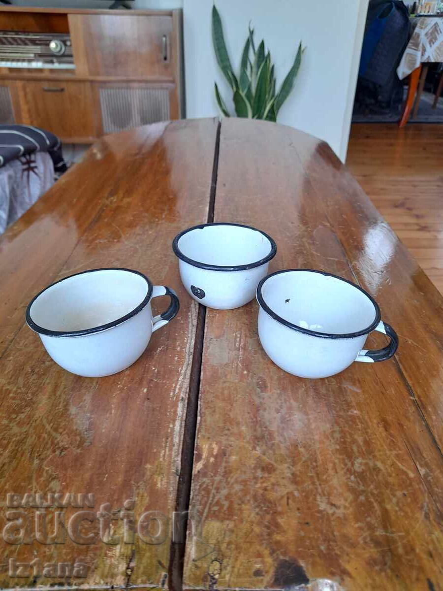Old enameled mug, mugs, cups with price 27.00 BGN | € 13.80 Old enameled mug, mugs, cups with price 27.00 BGN | € 13.80