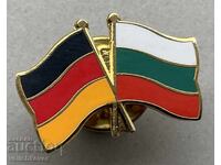 39810 Bulgaria Germany sign of friendship and friendship flags of