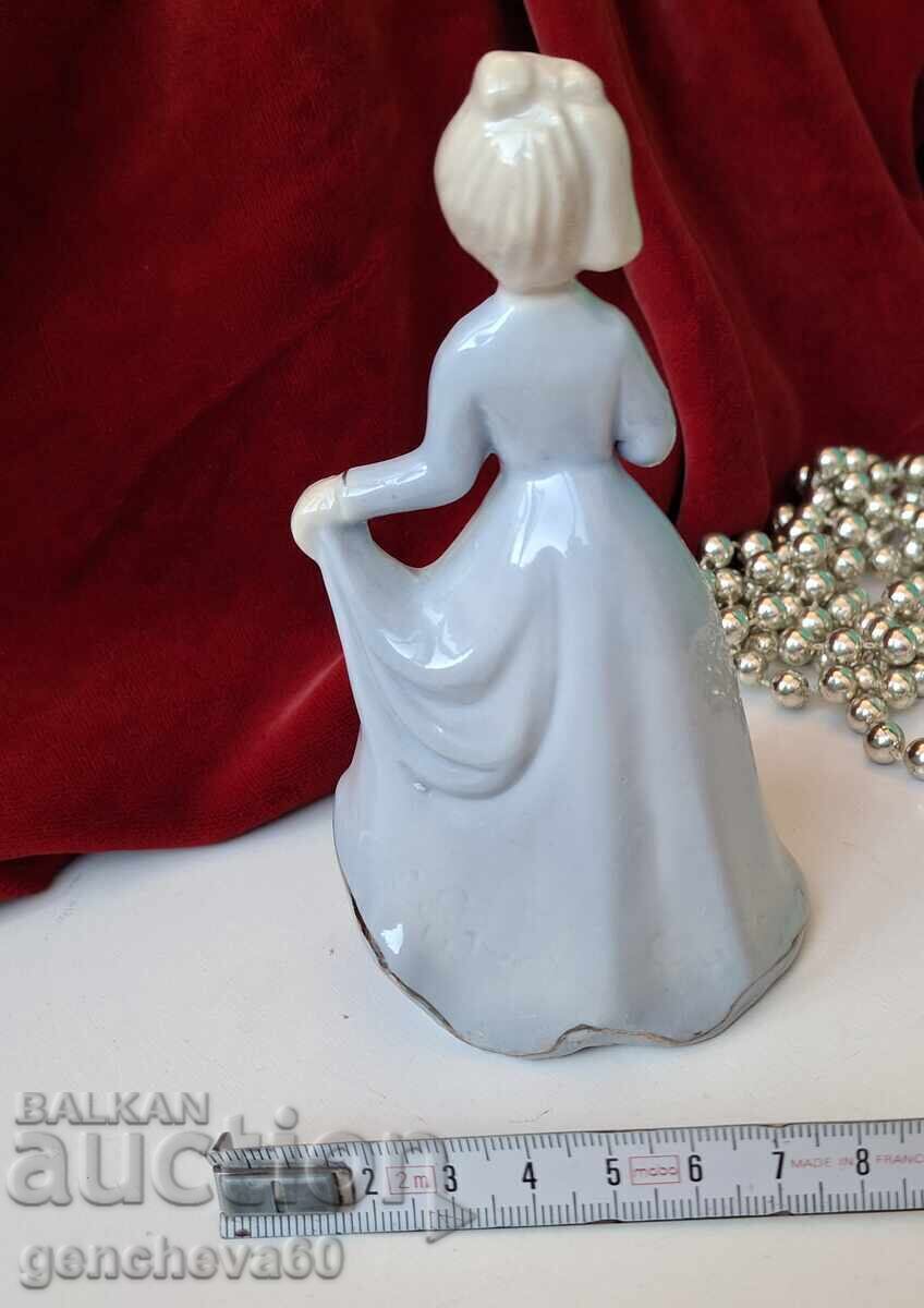 Auction Porcelain figure of a lady with an umbrella Auction Porcelain figure of a lady with an umbrella