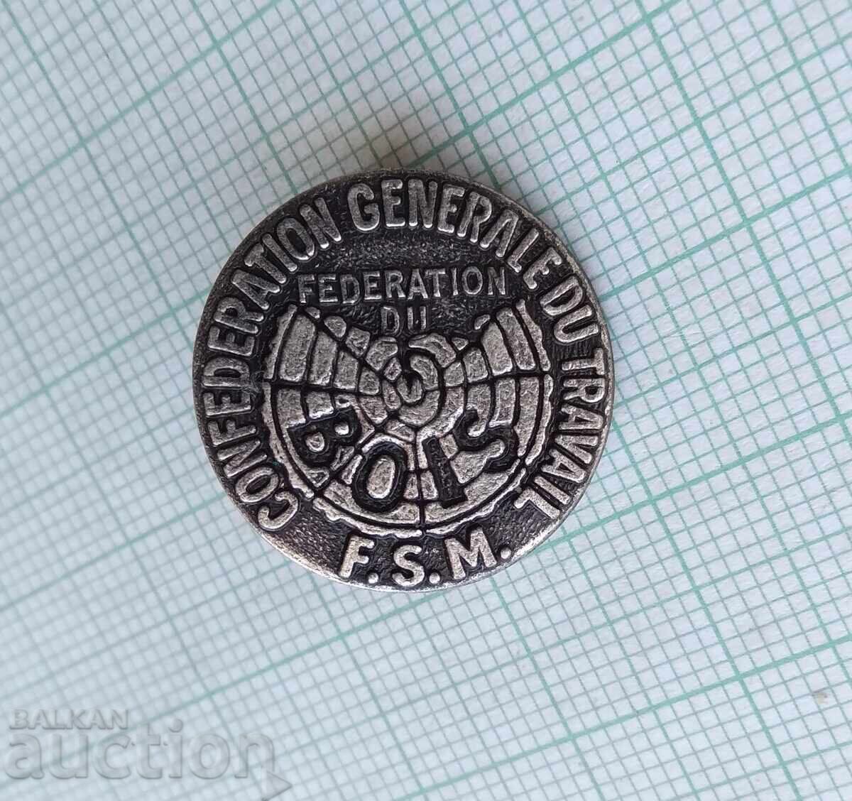 17909 Badge - General Confederation of Labor with price 3.00 BGN | € 1.53 17909 Badge - General Confederation of Labor with price 3.00 BGN | € 1.53