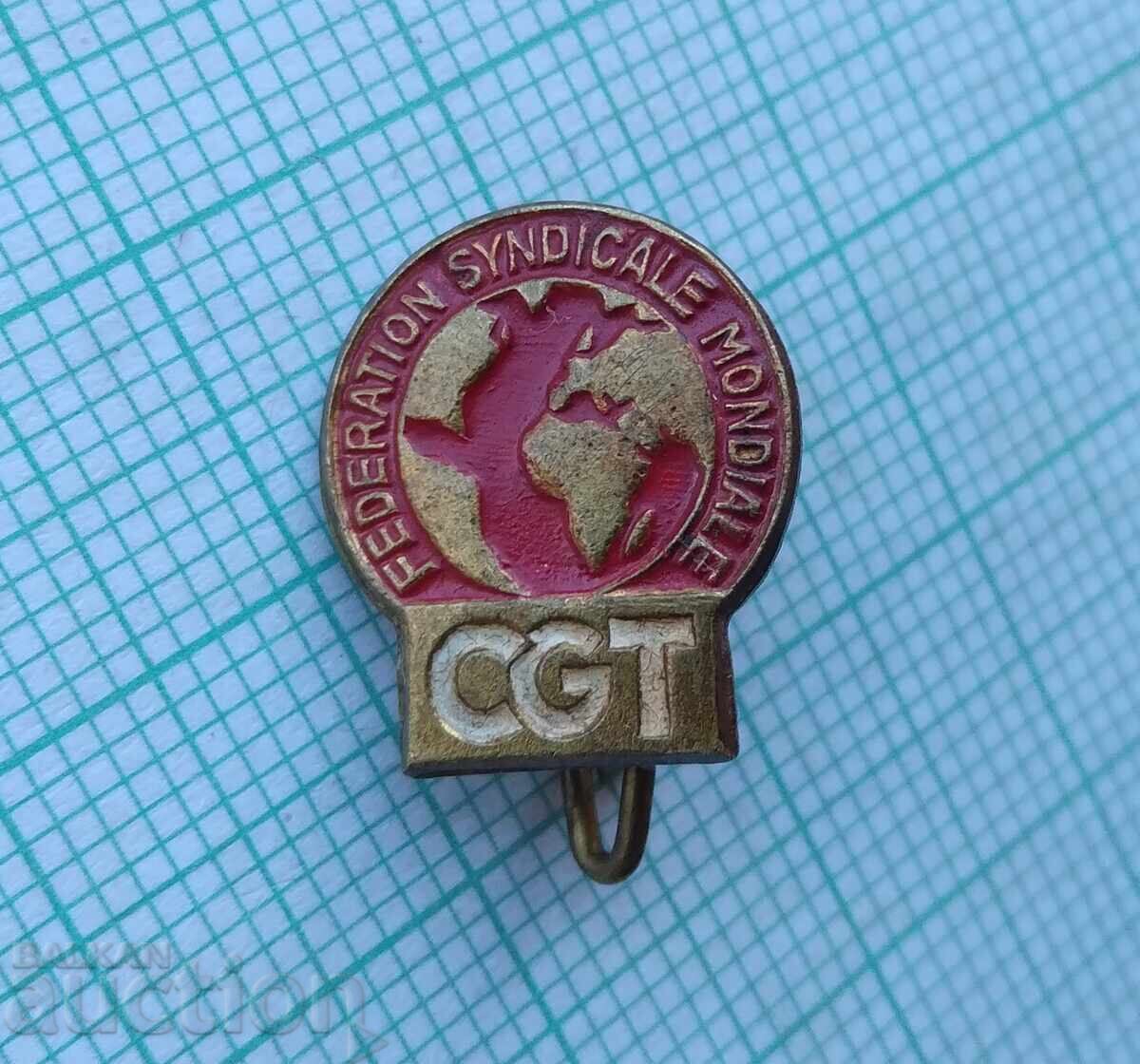 17912 Badge - World Federation of Trade Unions with price 2.00 BGN | € 1.02 17912 Badge - World Federation of Trade Unions with price 2.00 BGN | € 1.02