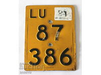 Moped registration number - Switzerland