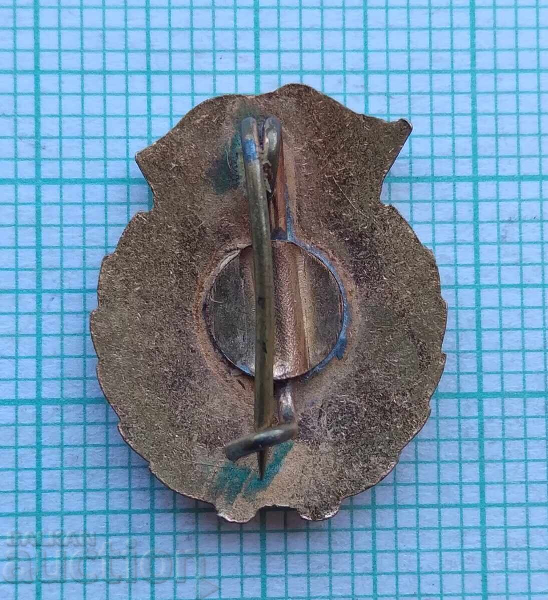 Auction  17918 UCFS Romania Union of Physical Culture - bronze enamel