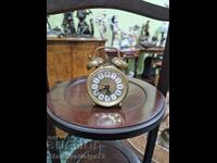 Wonderful antique collectible bronze alarm clock