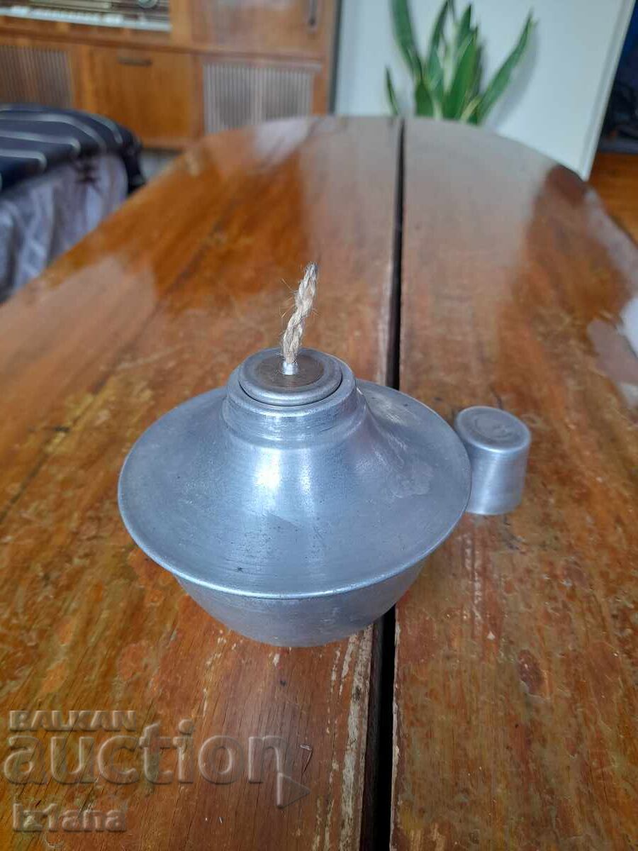 Livrarea Lampă veche cu alcool de laborator, sticlă de alcool