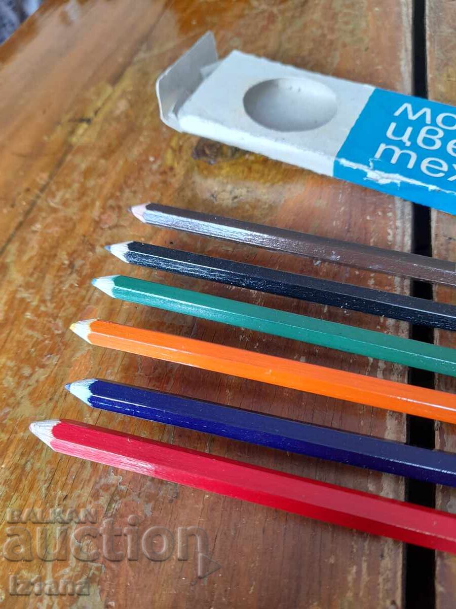 Old colored pencils Hemus - 5 Old colored pencils Hemus - 5