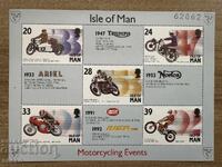 Insula Man - Motociclete - Racers și lor..(1993) MNH