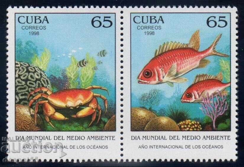 1998. Cuba. International Year of the Ocean. 1998. Cuba. International Year of the Ocean.