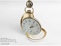 Very rare Elgin 25 Year J.Boss Gold plated pocket watch