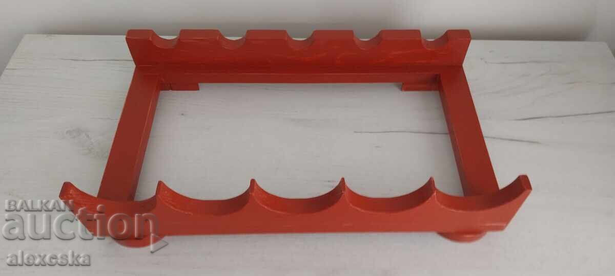 Auction Wooden bottle rack Auction Wooden bottle rack