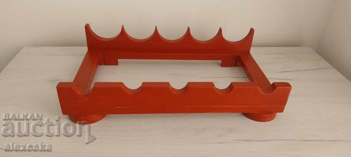 Wooden bottle rack Wooden bottle rack