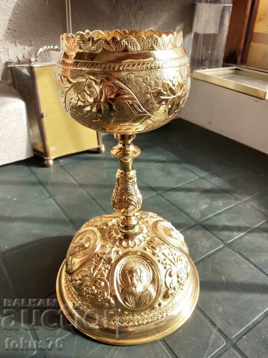 Goblet chalice religious cup gilding