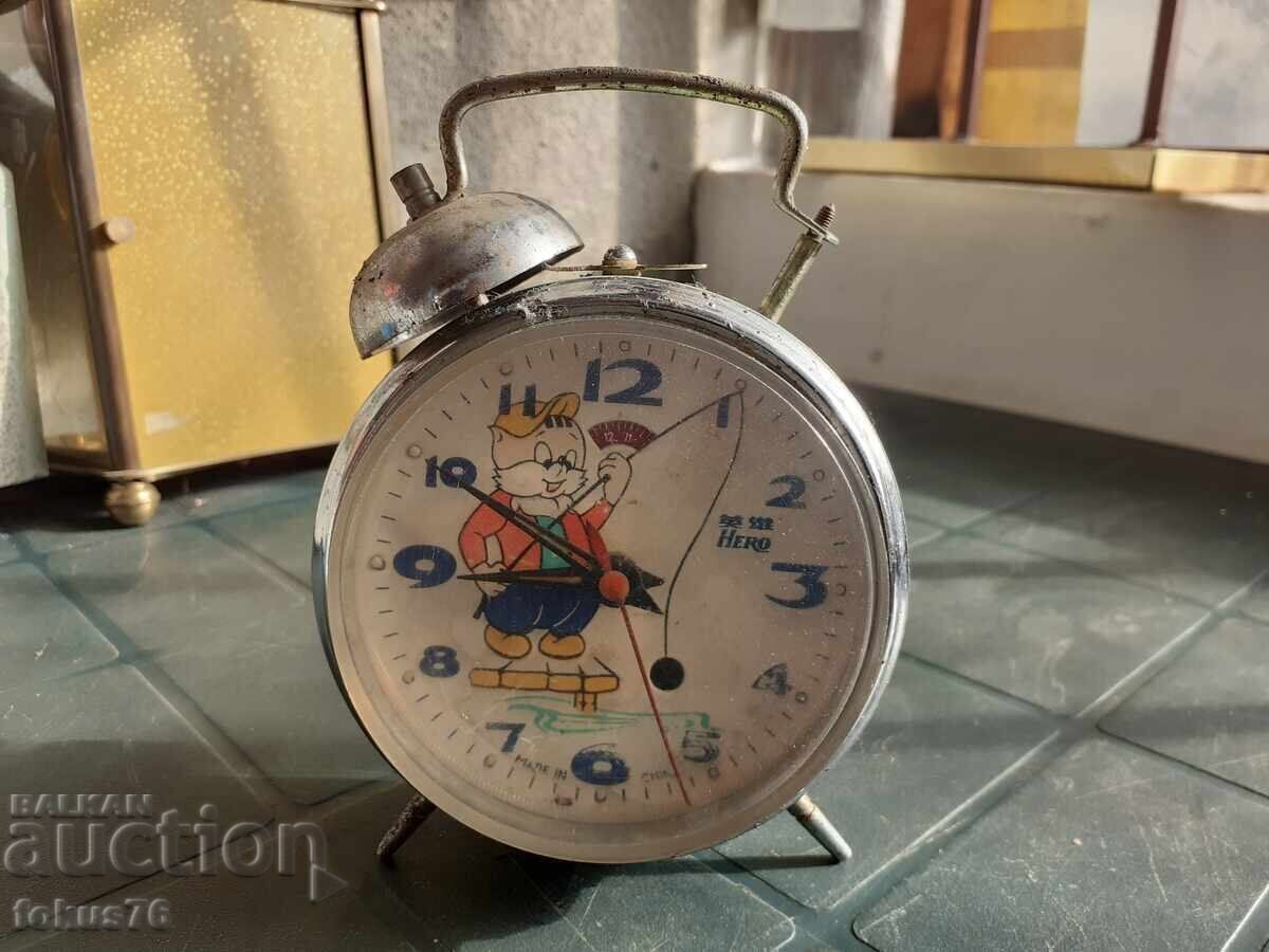 Old animated Chinese alarm clock Old animated Chinese alarm clock