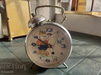 Old animated Chinese alarm clock