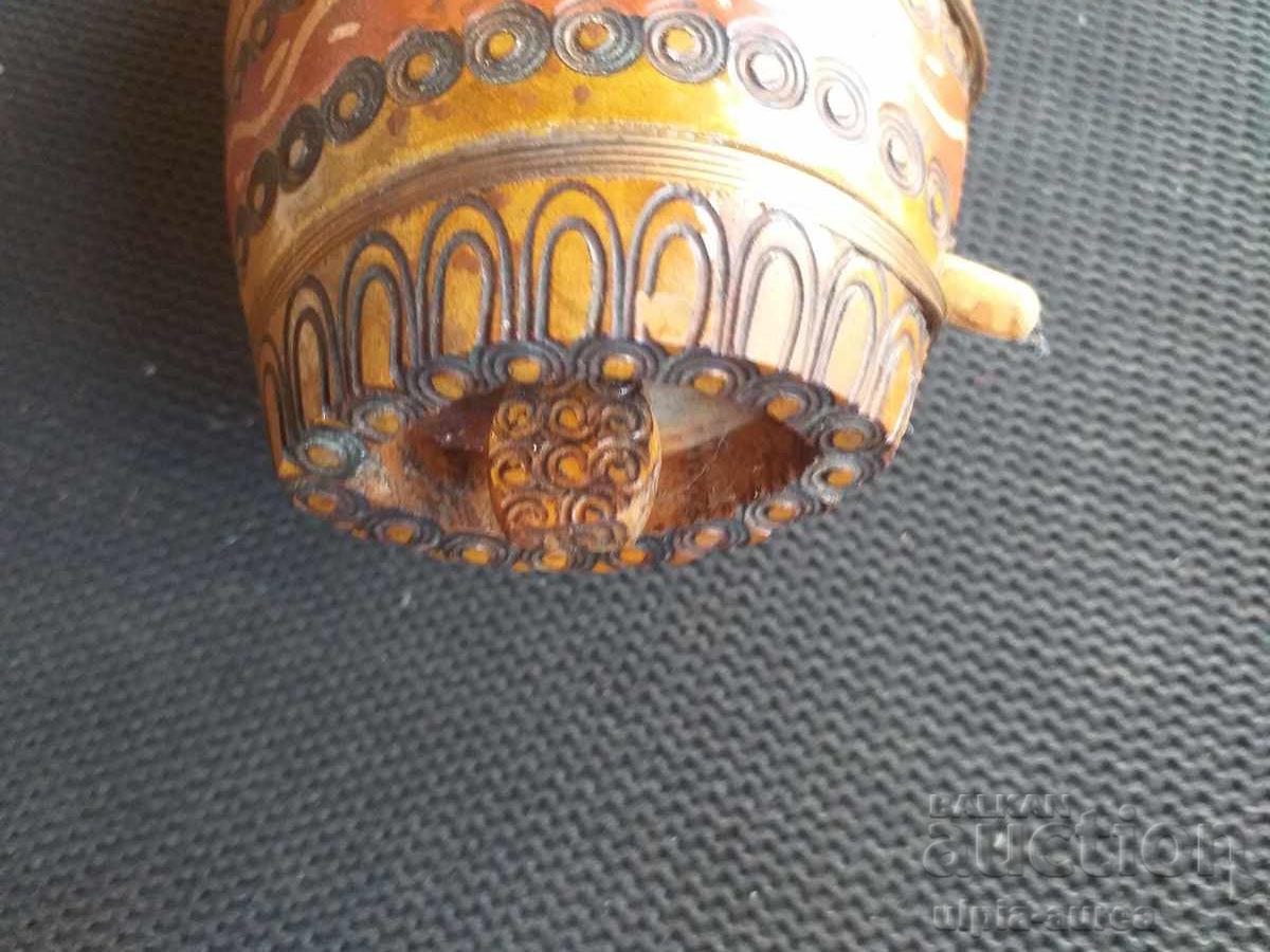 Auction Soc Pyrographed Pavur Auction Soc Pyrographed Pavur