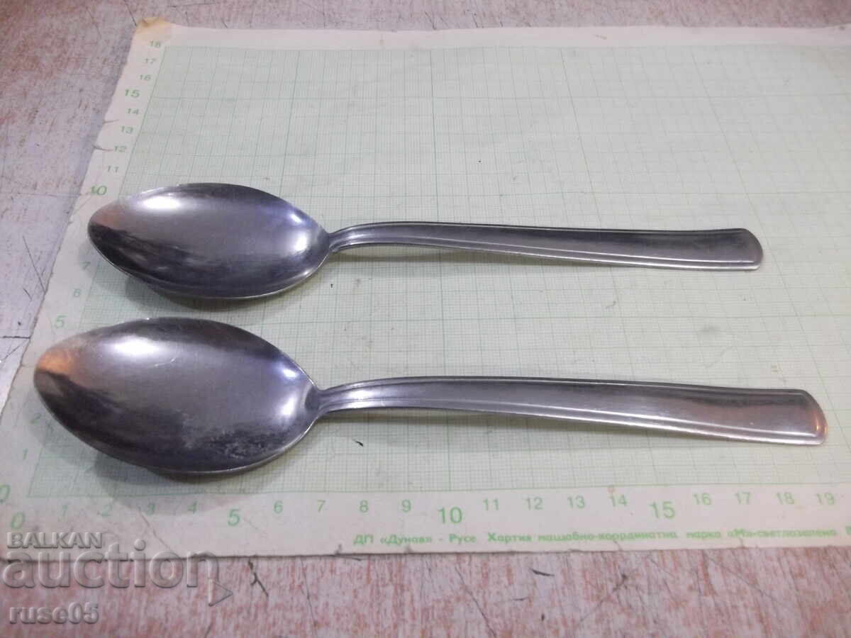 Lot of 2 spoons with price 3.00 BGN | € 1.53 Lot of 2 spoons with price 3.00 BGN | € 1.53