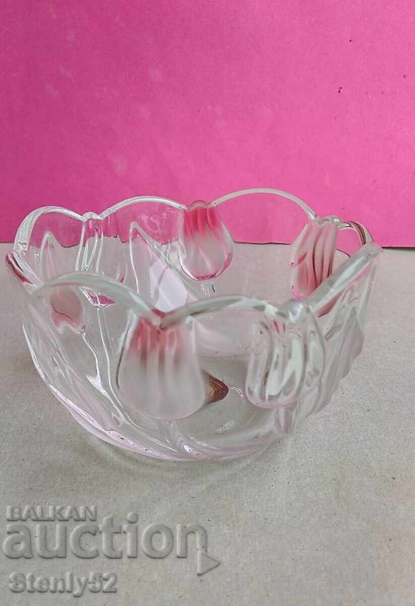 German lead crystal mini box of chocolates. German lead crystal mini box of chocolates.