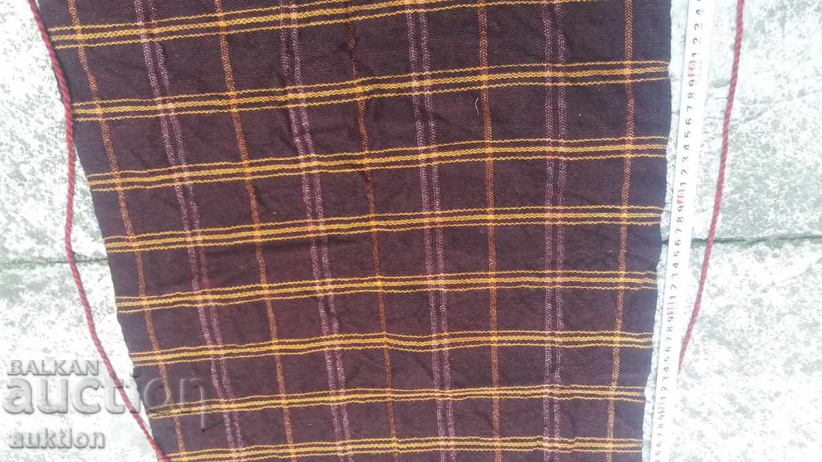 Auction OLD WOOL APRON - HANDWOVEN Auction OLD WOOL APRON - HANDWOVEN