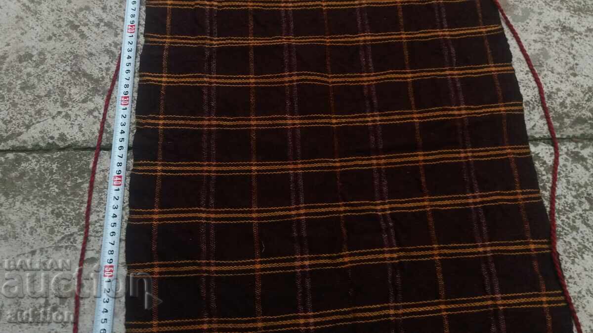 OLD WOOL APRON - HANDWOVEN - 5 OLD WOOL APRON - HANDWOVEN - 5