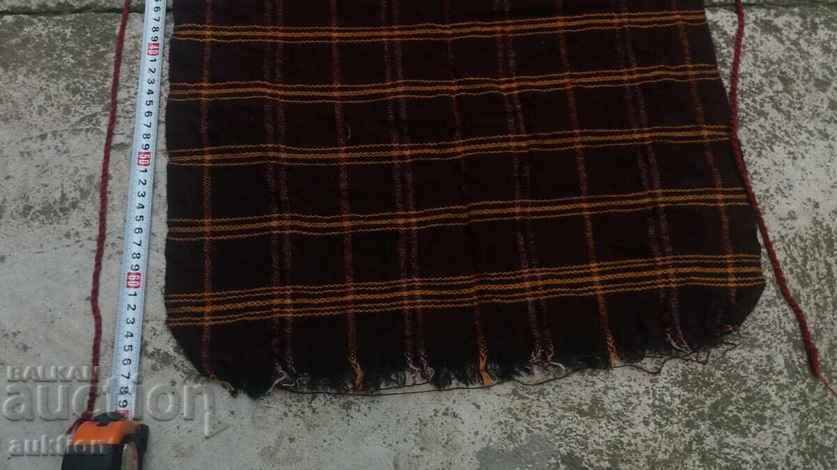 OLD WOOL APRON - HANDWOVEN - 6 OLD WOOL APRON - HANDWOVEN - 6