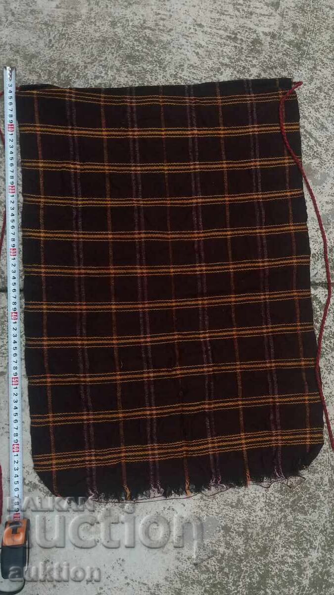 OLD WOOL APRON - HANDWOVEN OLD WOOL APRON - HANDWOVEN