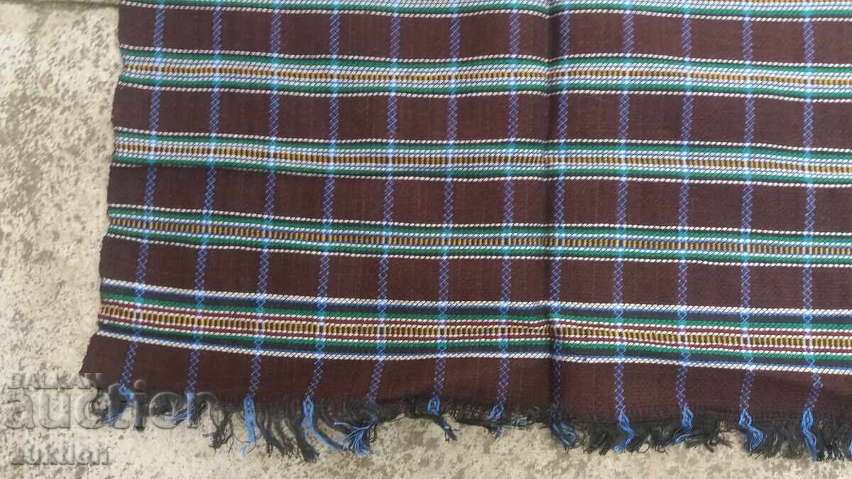 OLD WOOL APRON - HANDWOVEN - 6