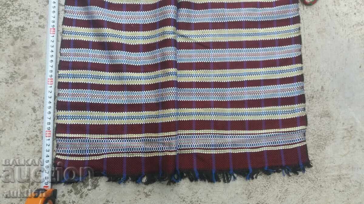 Auction OLD WOOL APRON - HANDWOVEN Auction OLD WOOL APRON - HANDWOVEN