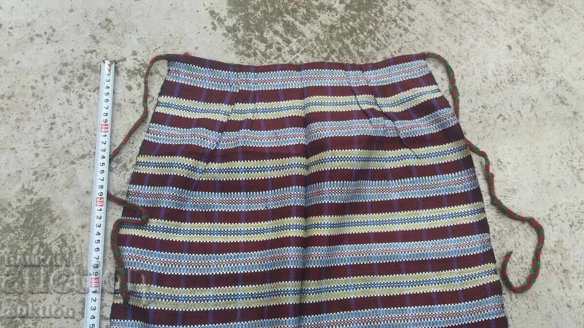 OLD WOOL APRON - HANDWOVEN - 6 OLD WOOL APRON - HANDWOVEN - 6