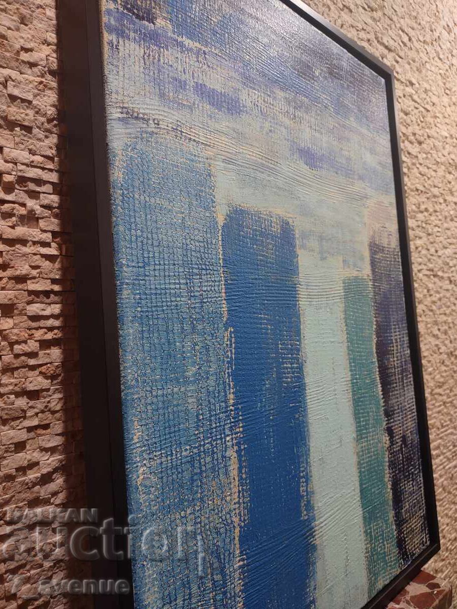 Картина авторска акрил върху платно, 50/70 см с цена 229.00 лв. | € 117.09 Картина авторска акрил върху платно, 50/70 см с цена 229.00 лв. | € 117.09