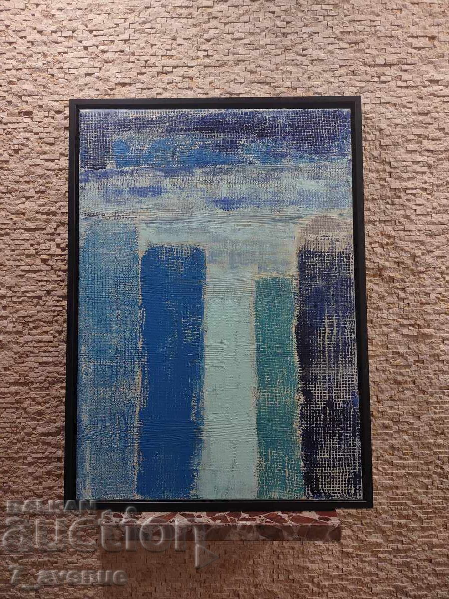 Картина авторска акрил върху платно, 50/70 см Картина авторска акрил върху платно, 50/70 см