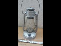 OLD MILITARY LANTERN WITH GLASS