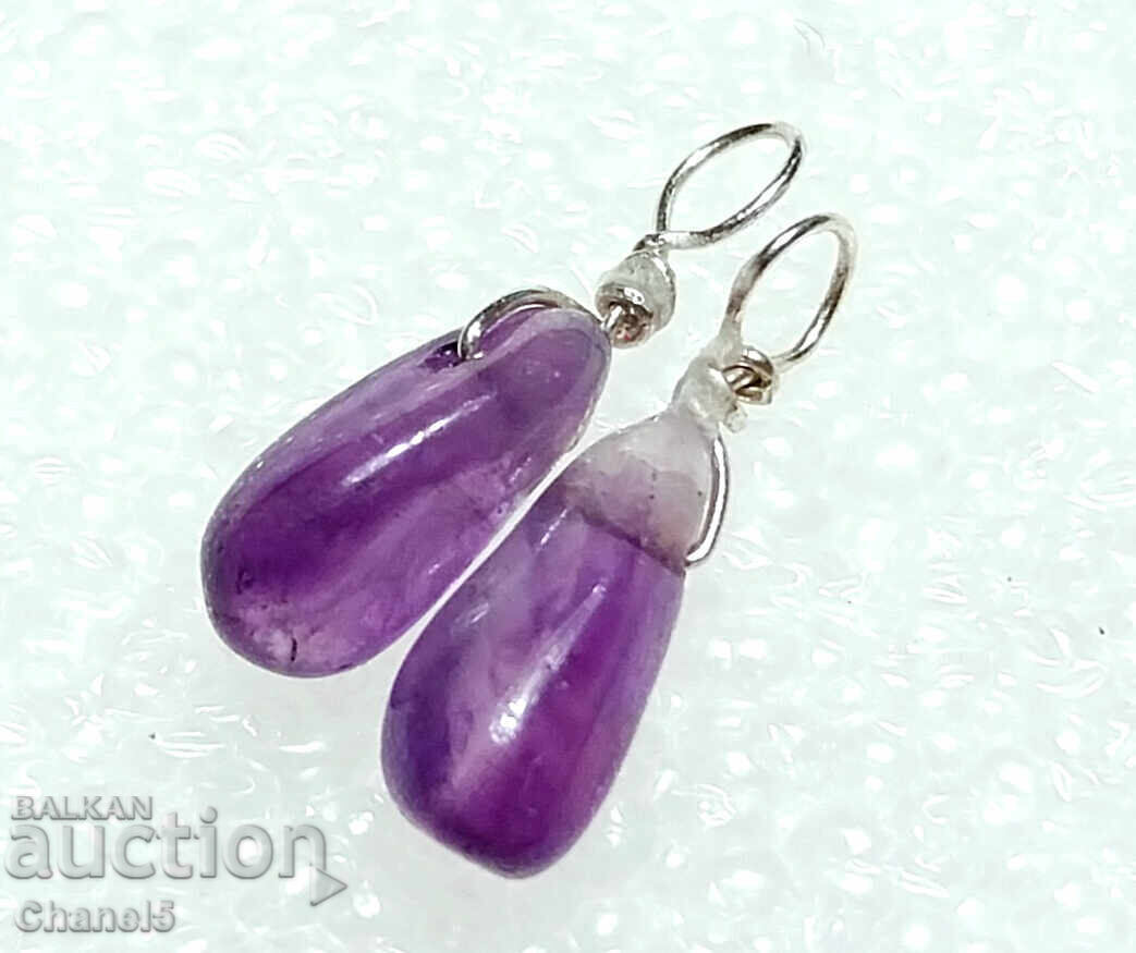 Licitație AMETIST MOV ȘI MEDALION ARGINT 925 (101)