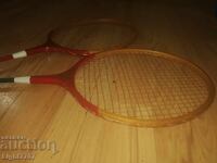 Rachete de badminton Komet Germina rare, vintage, din lemn