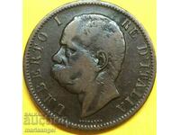 Italia - 10 centesimi 1894 Umberto I 30mm