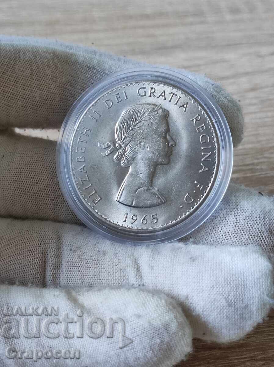 5 șilingi 1965 „Churchill” Marea Britanie cu preț € 10.00 | 19.56 BGN