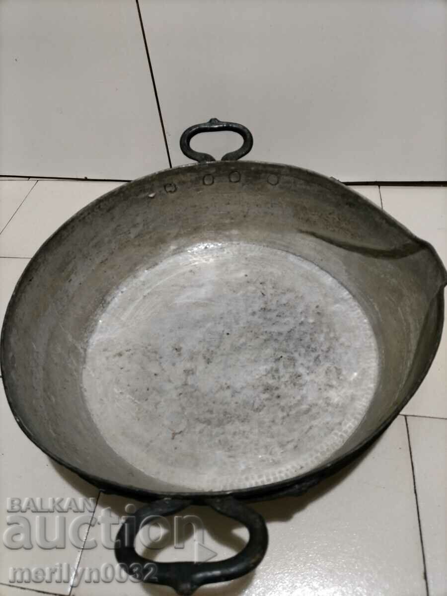 Old copper tray for lutenica majun jam LARGE copper - 7 Old copper tray for lutenica majun jam LARGE copper - 7