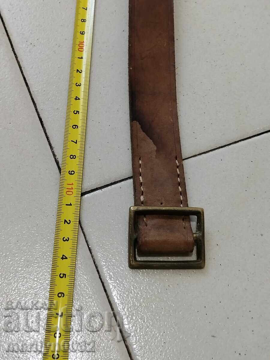 Leather strap prototype belt World War I uniform - 6 Leather strap prototype belt World War I uniform - 6