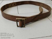 Leather strap prototype belt World War I uniform