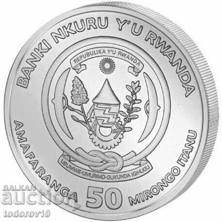 Silver 1 oz Cheetah Rwanda 2024 με τιμή 157.99 BGN | € 80.78 Silver 1 oz Cheetah Rwanda 2024 με τιμή 157.99 BGN | € 80.78