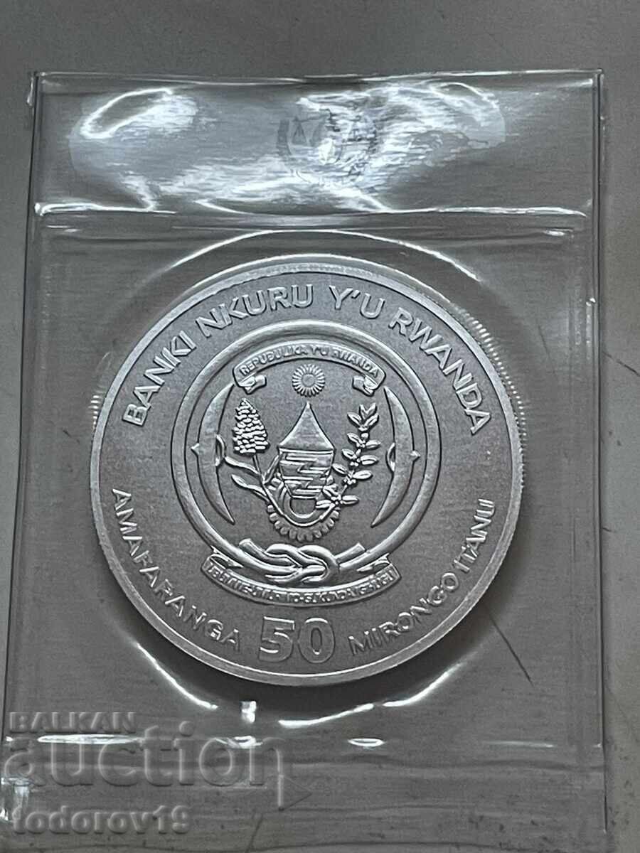 Παράδοση Silver 1 oz Cheetah Rwanda 2024 Παράδοση Silver 1 oz Cheetah Rwanda 2024
